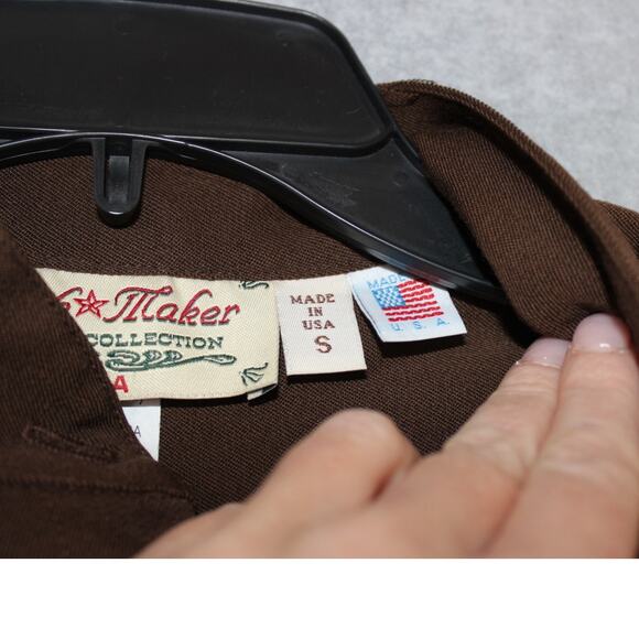 Lady Wah Maker Old West Button Up Western Shirt‎ Womens Size Small NWT - Picture 4 of 8